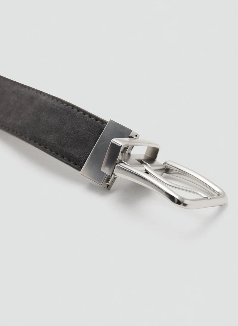 Mango Man  Reversible suede leather belt for Men | Best Price UAE